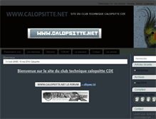 Tablet Screenshot of calopsitte.net